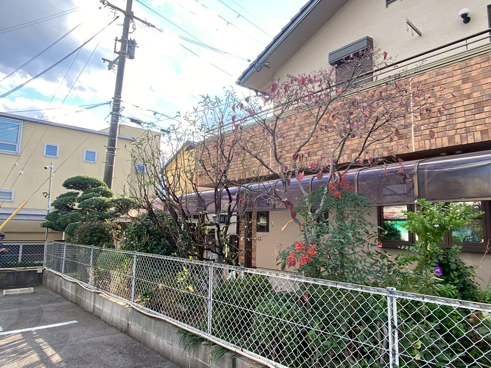 大阪府堺市 個人邸 T様邸 家回りの植物の剪定・年間管理(
