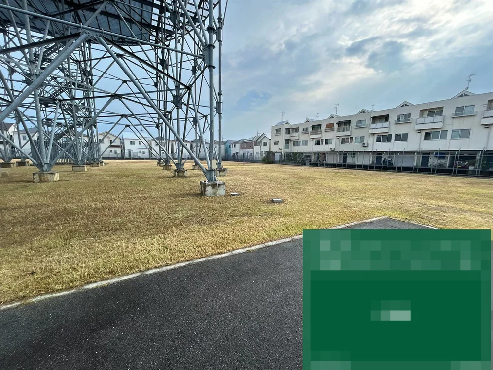 兵庫県川西市　対空通信施設で草刈り・側溝清掃